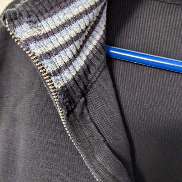 Gap dark blue sweater size medium some damage on the inside collar. - Picture 3 of 3